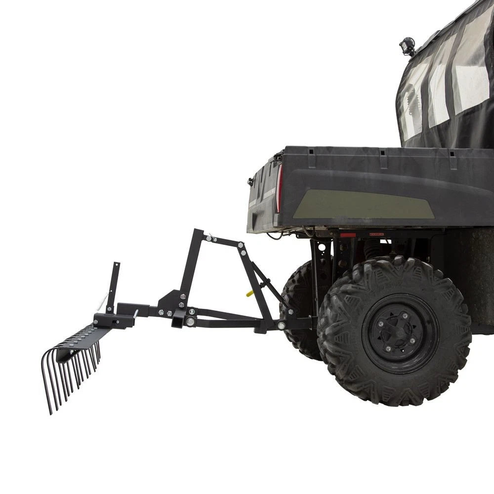 3-Point ATV/UTV Attachment System with Rake Kit for Black Widow