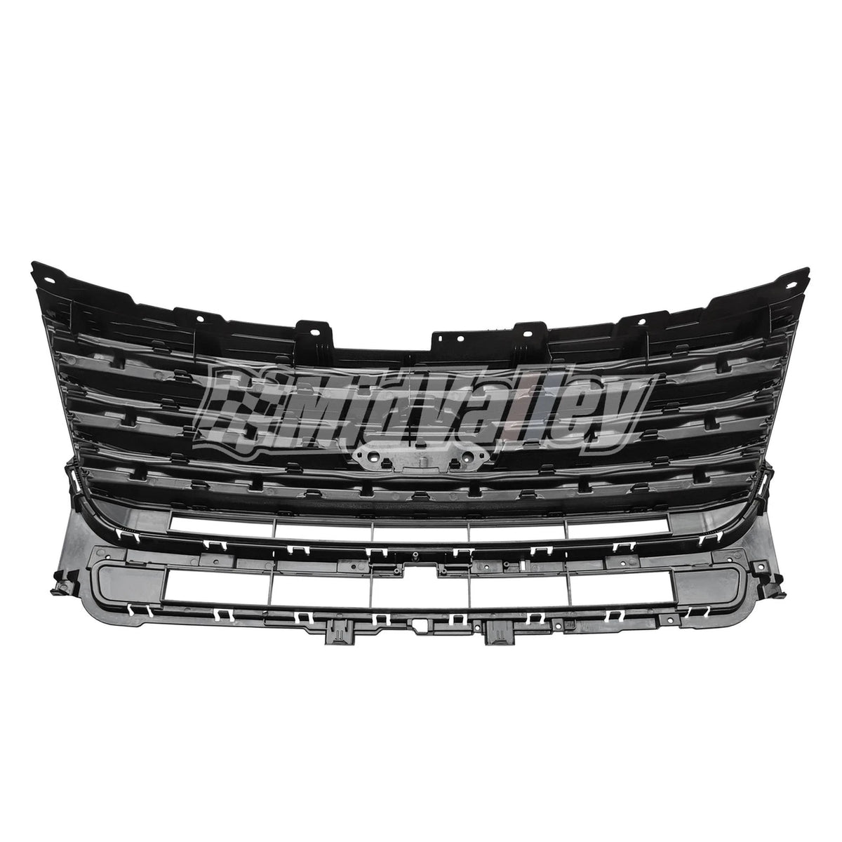 Front Bumper Grille for Ford Explorer (2016–2017) - Black Glossy