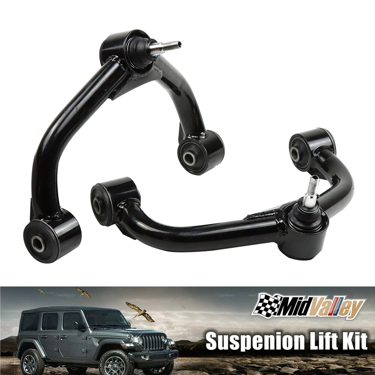2" Lift Front Upper Control Arms Kit for GMC Sierra 2500 3500HD (2011–2019)