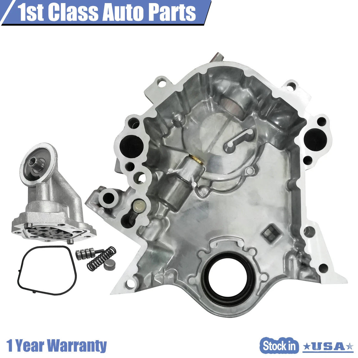 Timing Cover & Oil Pump for Ford Mercury 3.8L 6.8L (1996–2004) 1F2Z-6019-AA