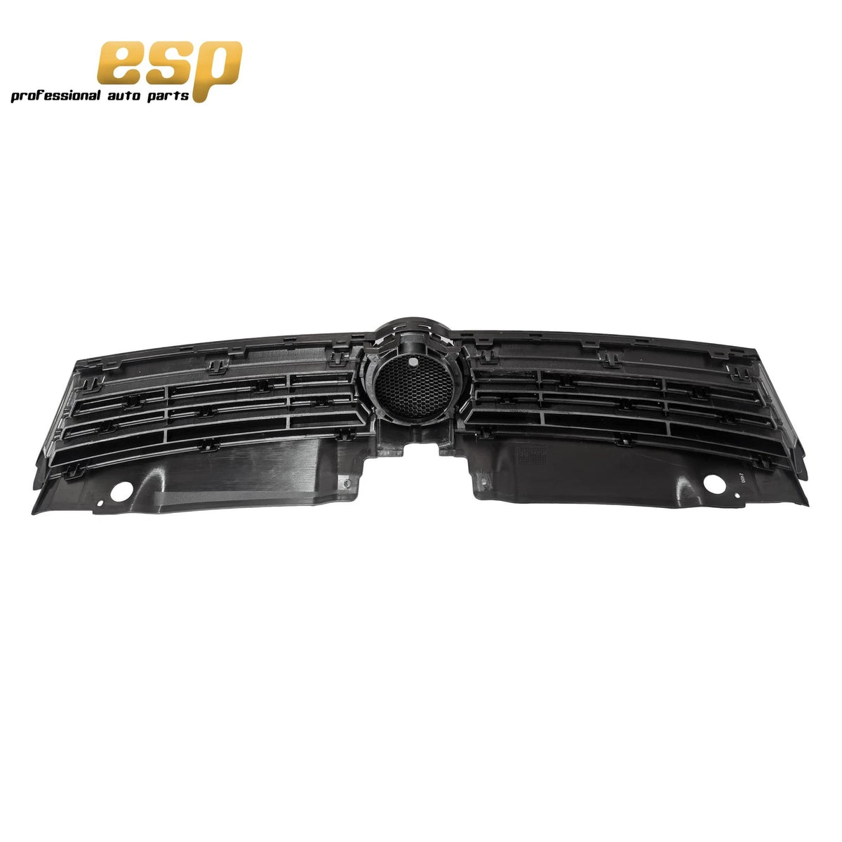 Front Upper Grille for VW Jetta (2011–2014) - Black with Chrome Face Bar