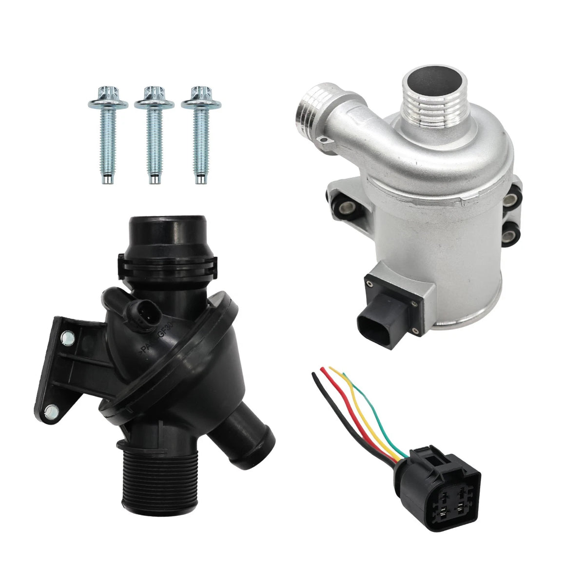 Electric Water Pump w/ Thermostat for BMW 228i 328i 428i 528i X1 X3 (2012–2019)