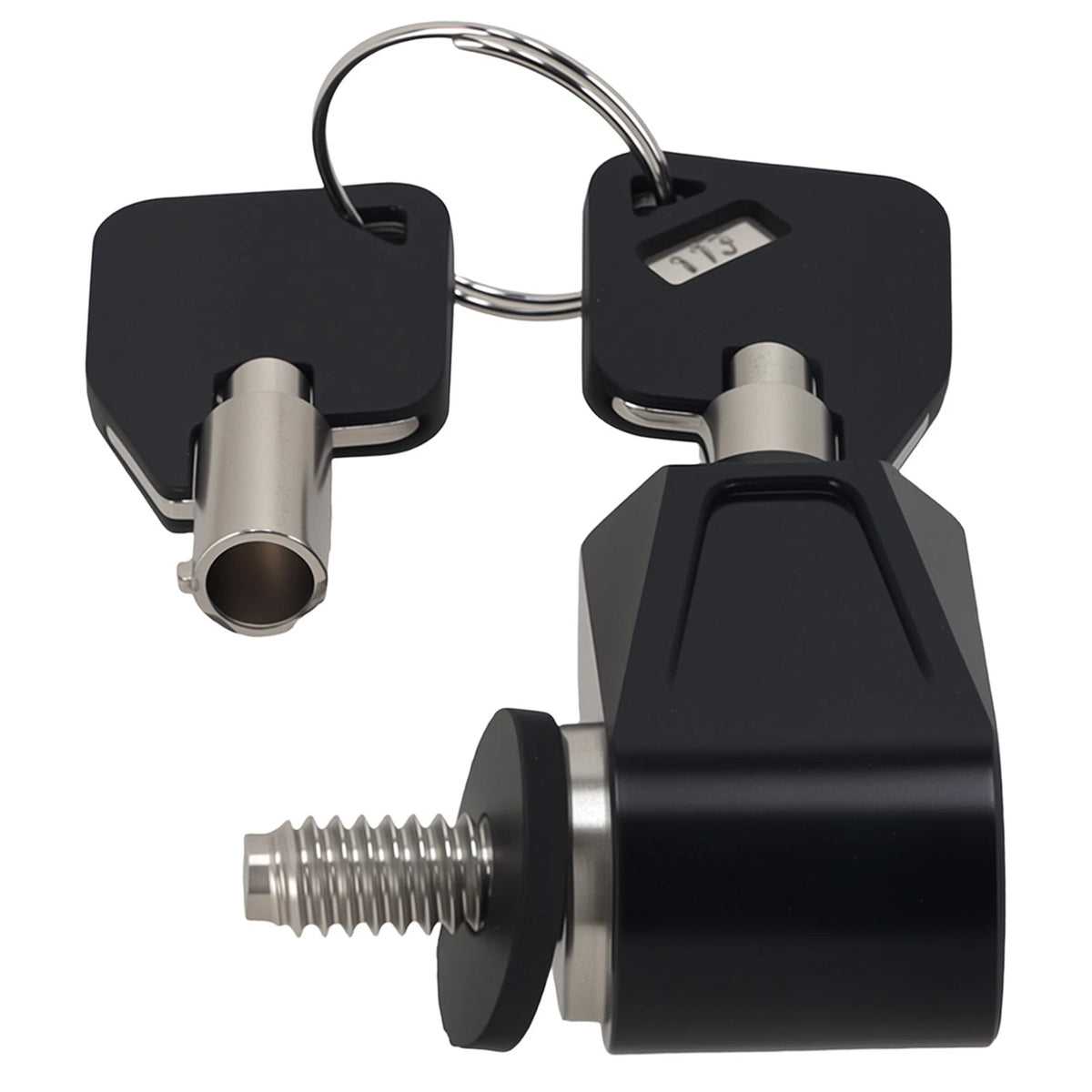 Seat Lock Push Pin Set with 2 Keys for Harley
