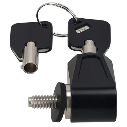 Seat Lock Push Pin Set with 2 Keys for Harley