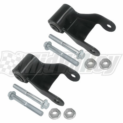 Pair of Rear Leaf Spring Shackle Kit for Dodge Ram 1500 2500 (1994–2001)