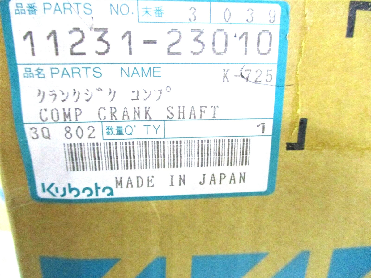 Crankshaft for Kubota (11231-23010)