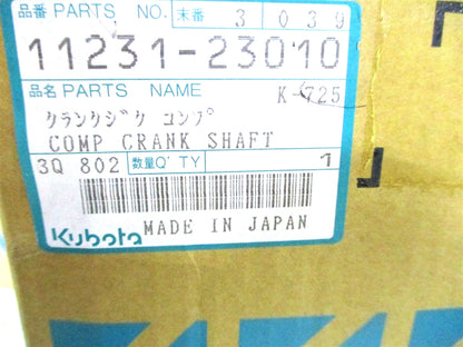 Crankshaft for Kubota (11231-23010)