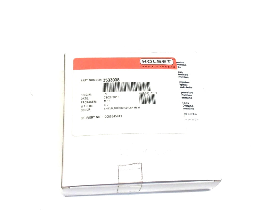Turbocharger Heat Shield for Cummins (3533038)