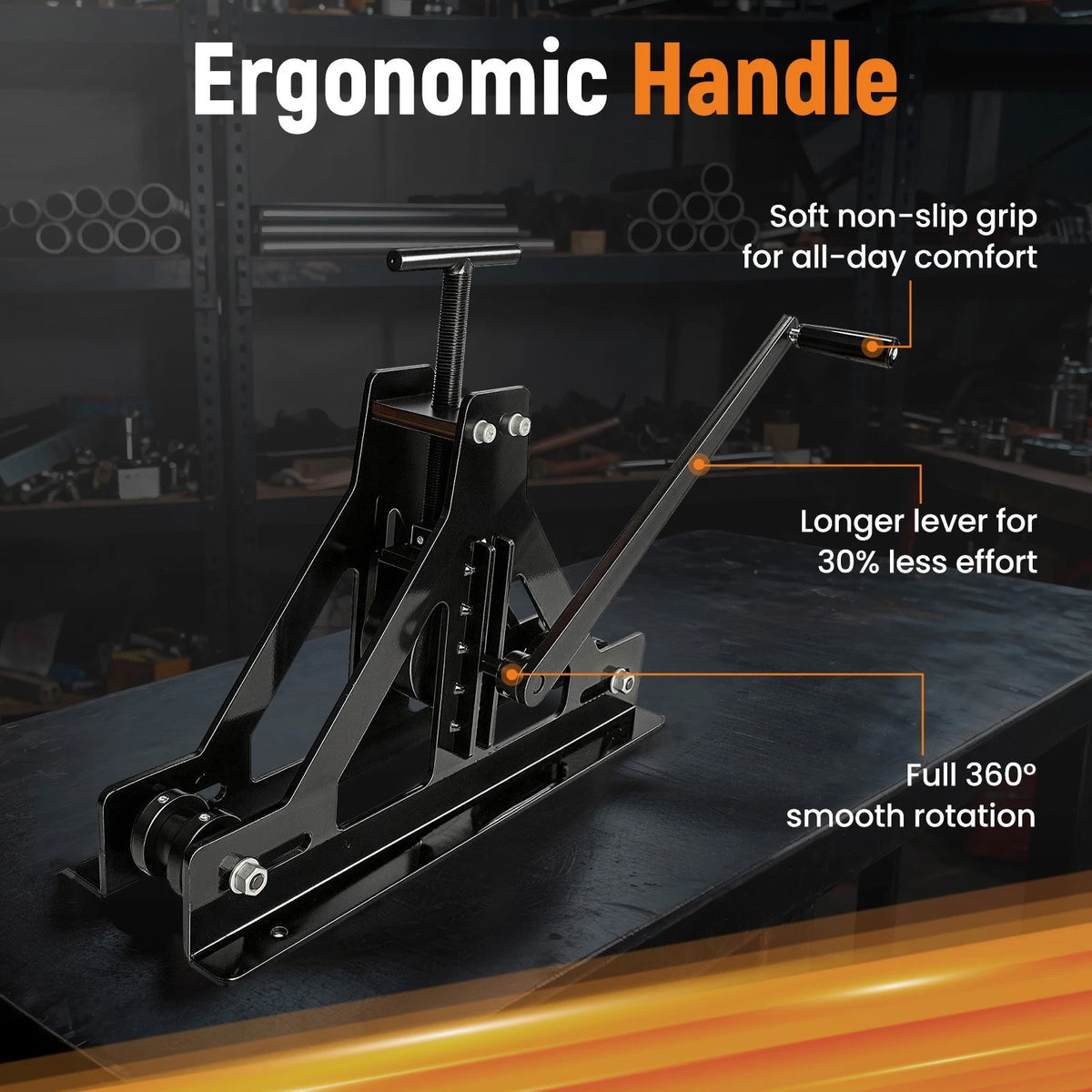 Tube Roll Bender for Square Tubes (Mild Steel, Copper, Aluminum)