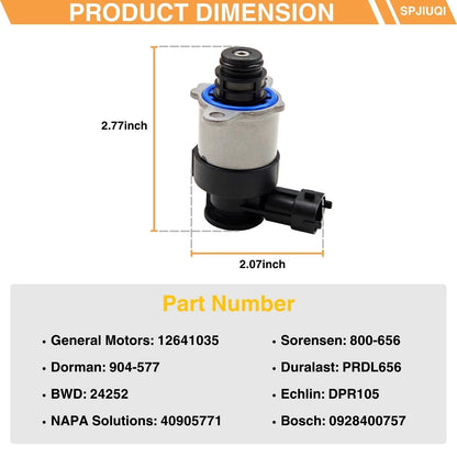 Fuel Pressure Regulator 0928400757 for Ford 6.7L Powerstroke, GM 6.6L Duramax