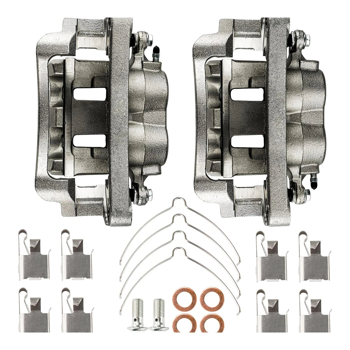 2X Front Brake Calipers w/Bracket for Ford Excursion F-250 Super Duty (2000–2005)