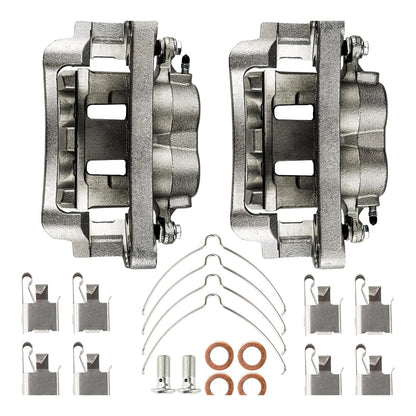 2X Front Brake Calipers w/Bracket for Ford Excursion F-250 Super Duty (2000–2005)