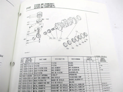 Illustrated Parts List Manual for Kubota V3300DI-E2B-KEA-2 Engine