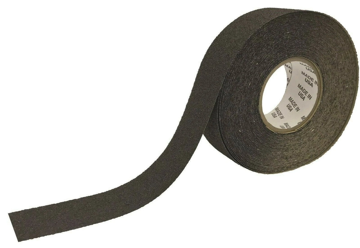 Anti-Slip Grip Tape 5" x 60' for Universal Use (USA) - 46 Grit Flat Black