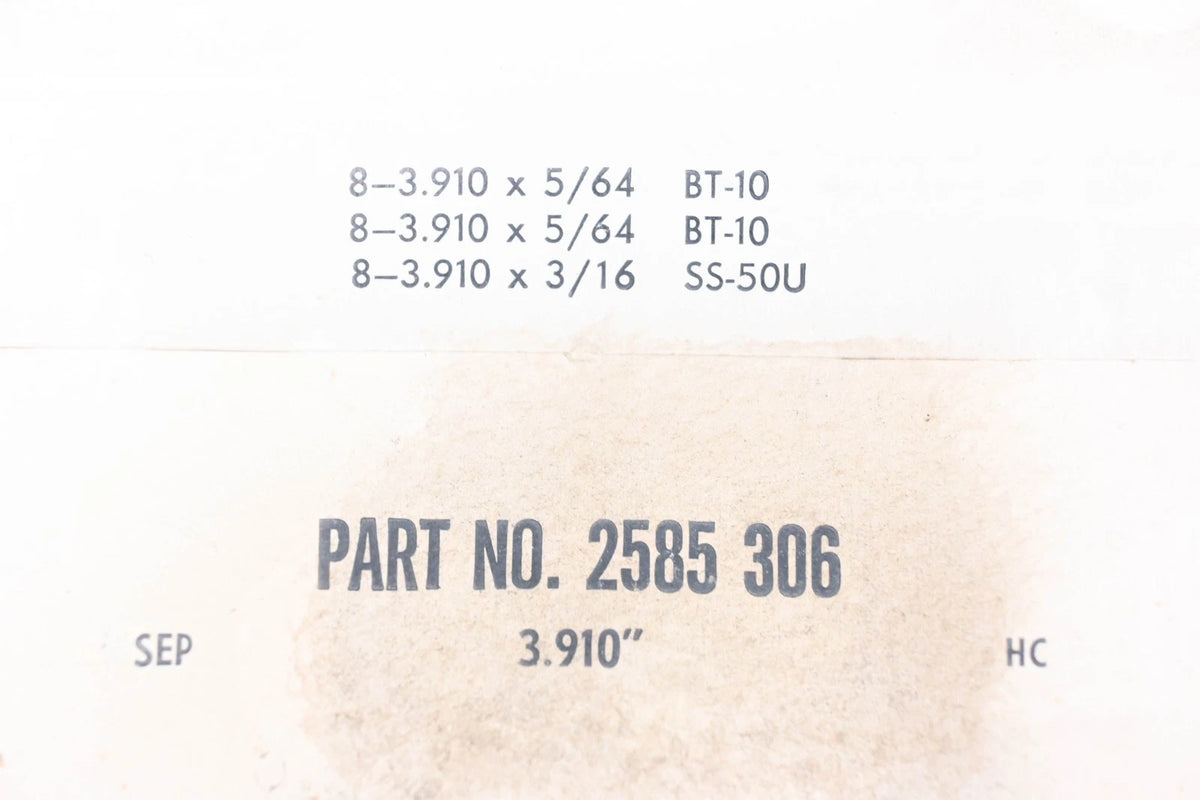 Piston Ring Kit 3.910" for Mopar (2585306, 2585-306)