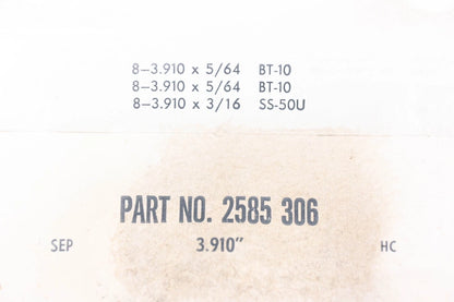 Piston Ring Kit 3.910" for Mopar (2585306, 2585-306)
