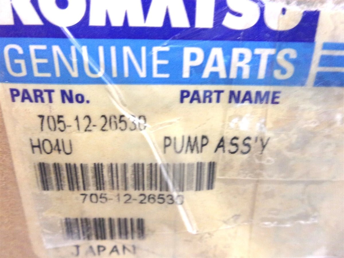 Hydraulic Pump for Komatsu GD505A GD600R GD605A GD655A WA700 (705-12-26530)