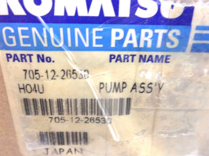 Hydraulic Pump for Komatsu GD505A GD600R GD605A GD655A WA700 (705-12-26530)