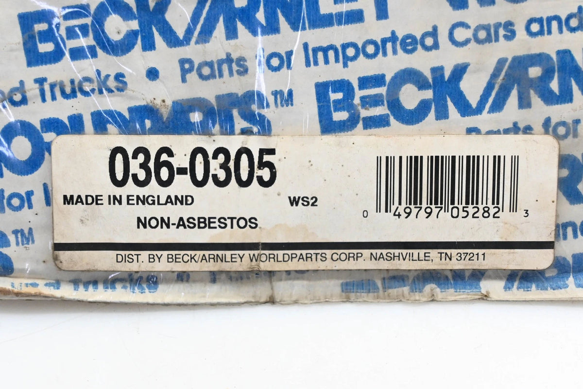 Beck/Arnley Valve Cover Gasket for Jaguar (NOS)
