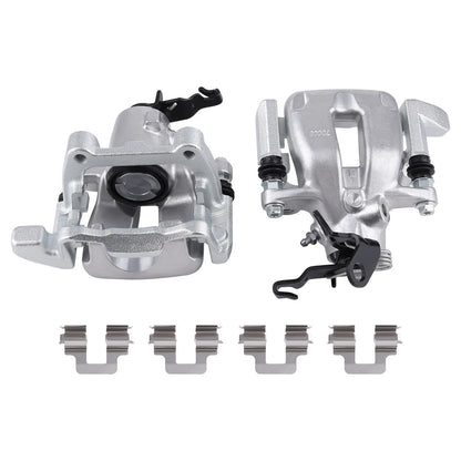Rear Disc Brake Calipers w/Bracket Pair for Volkswagen Jetta (2009–2010)