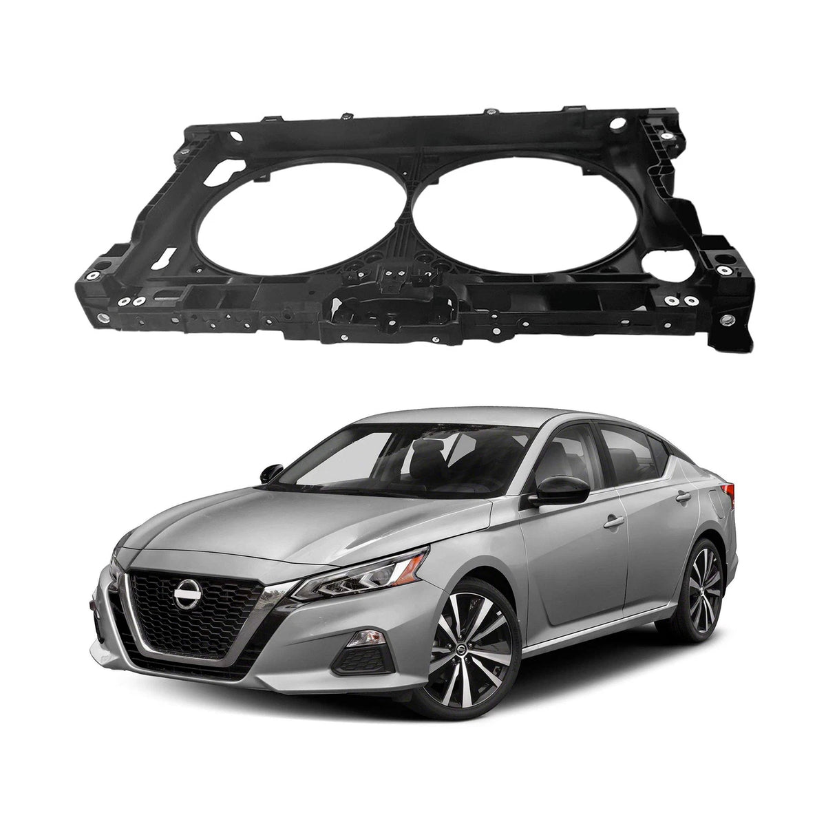 Fan Condenser Radiator Core Support Bracket for Nissan Altima (2019–2023) NI1225266