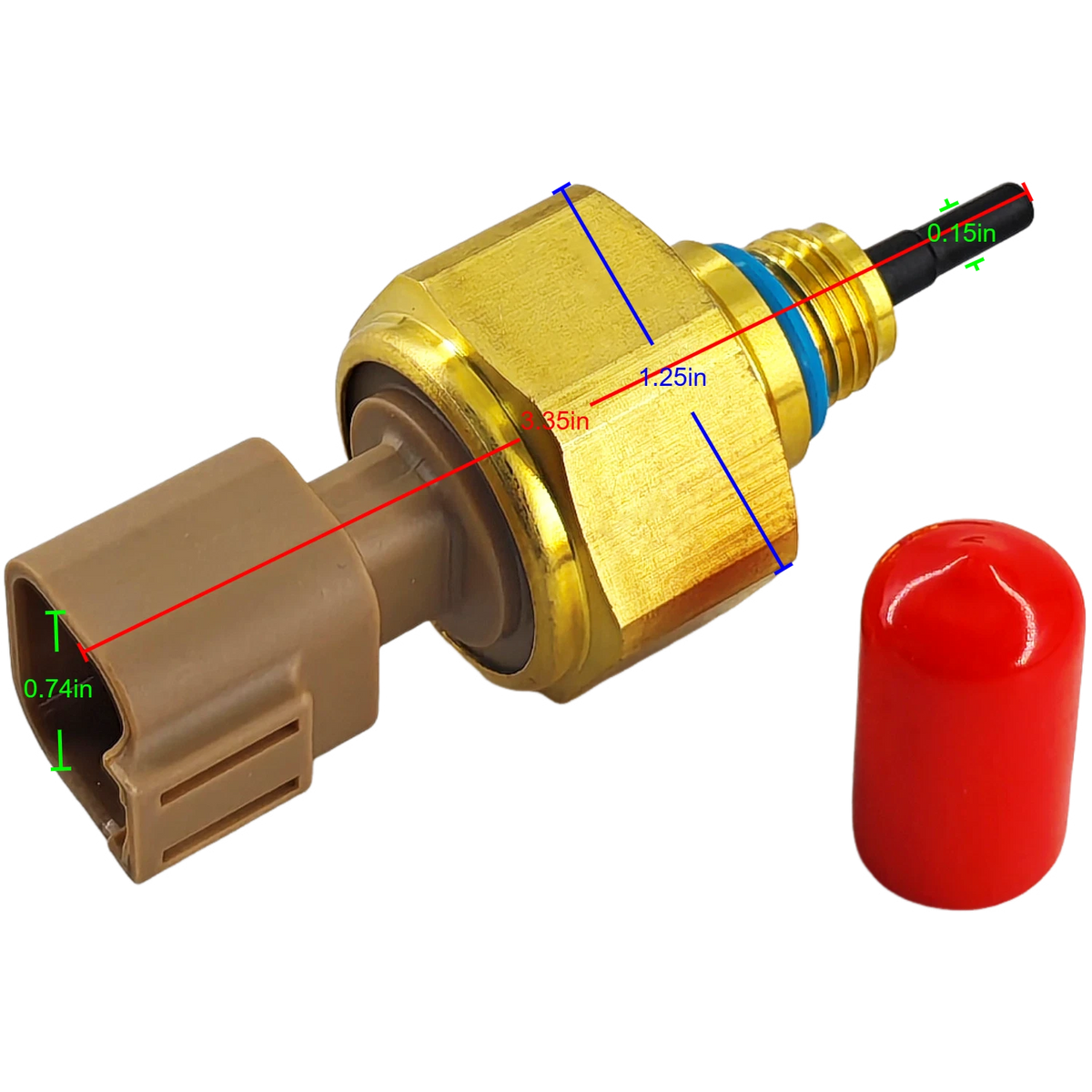 Oil Pressure Temperature Sensor 4921475 3331230 for Cummins ISX QSX (2000–2003)