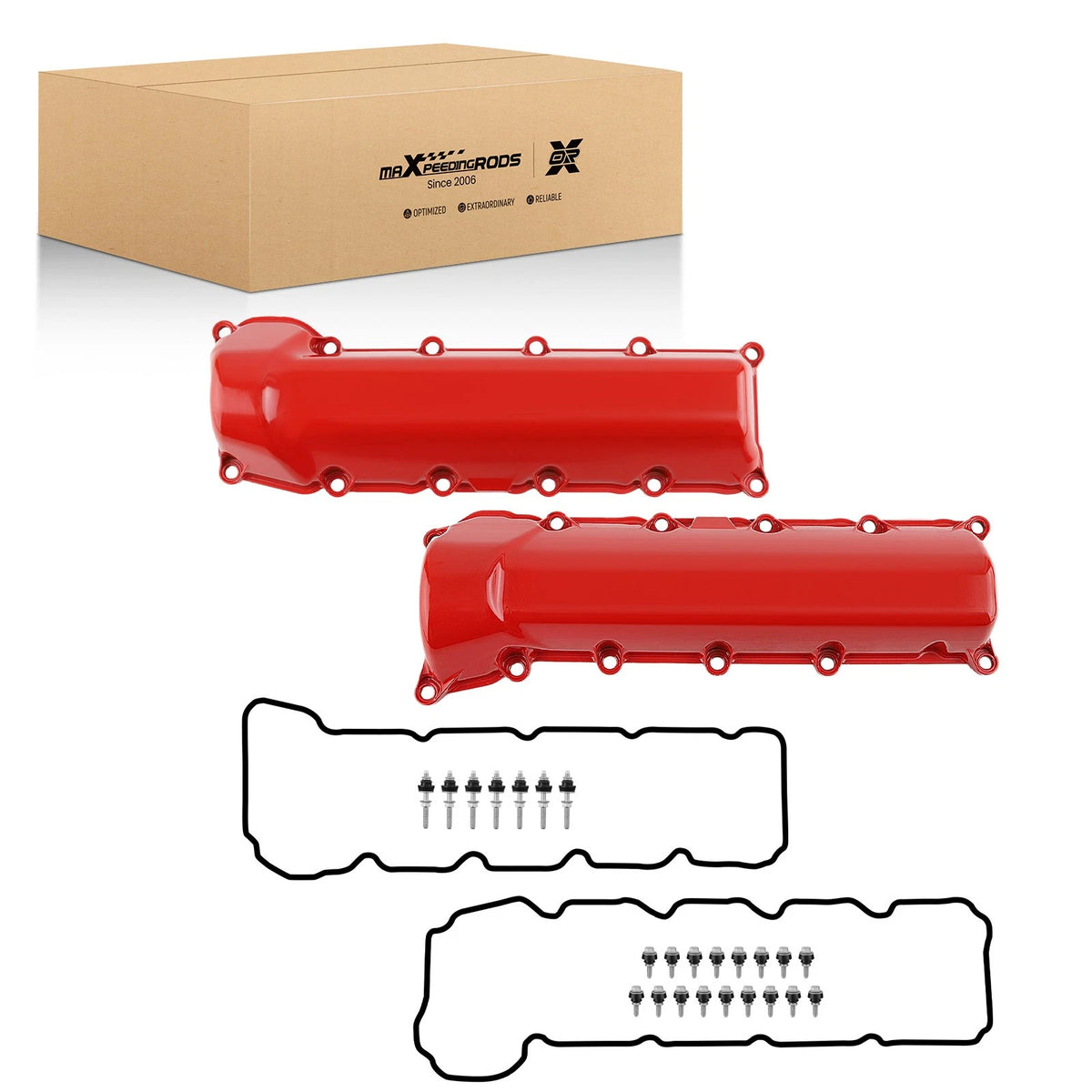 Set of 2 Aluminum Valve Covers for Jeep Grand Cherokee (2001–2007) 53021828AA 53021829A