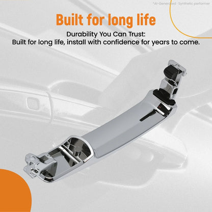 Front Left Door Handle for Nissan Murano (2003–2007) 80640-CA012 Chrome