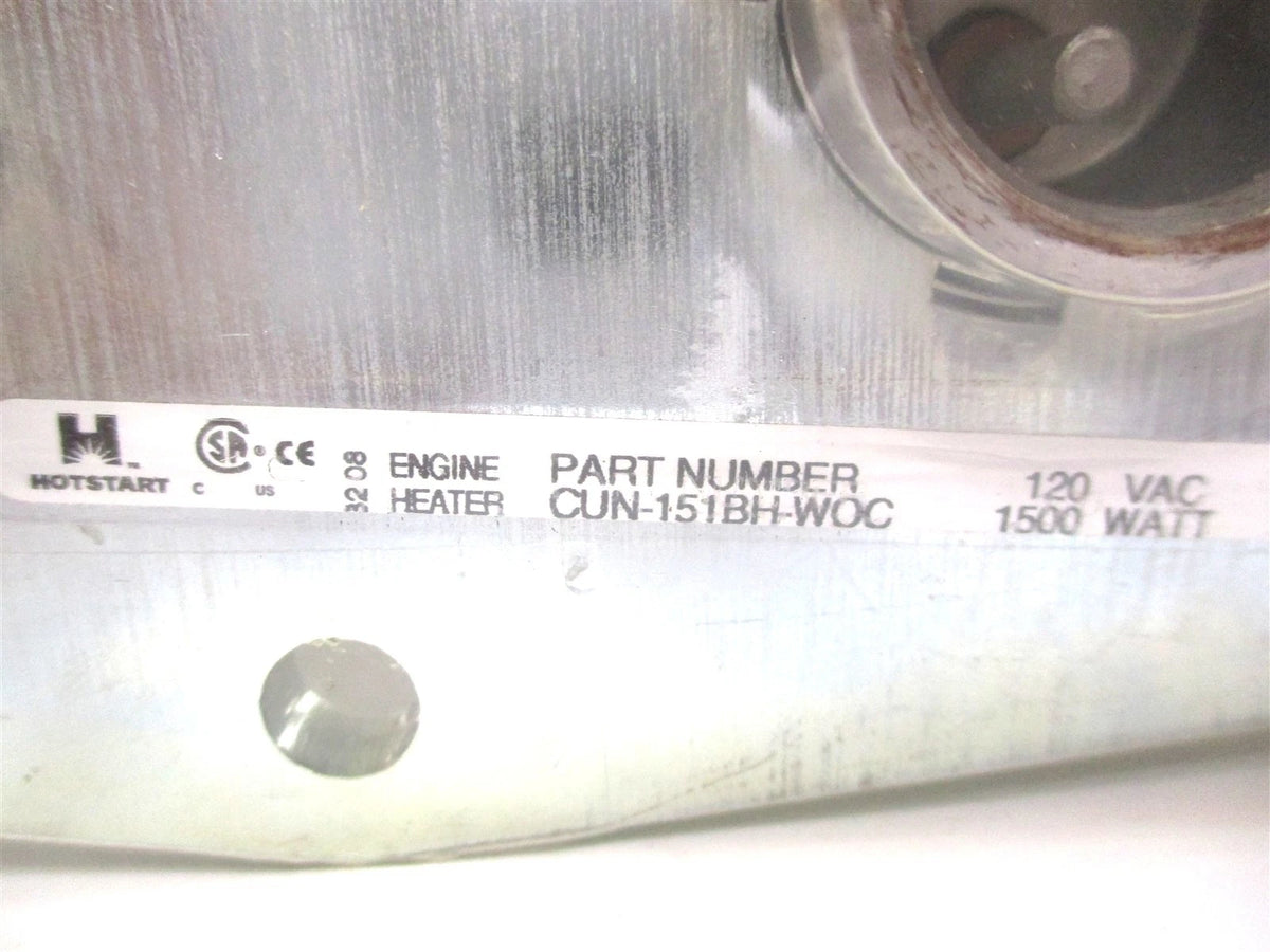 Hotstart In-Block Heater 120V 1500W CUN-151BH for