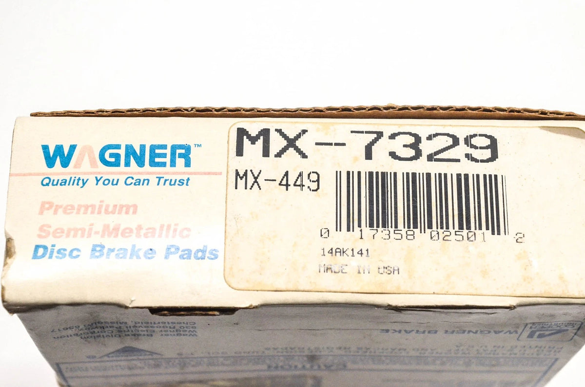 Disc Brake Pad Kit for Wagner MX7329, MX449