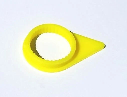 10 Pack Fluorescent Yellow Wheel Lug Check Indicator for 21mm Nuts