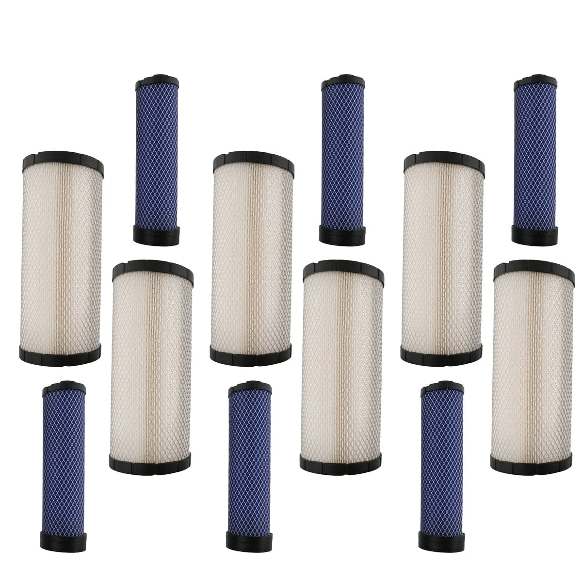 Air Filter Kit 6X for John Deere Mower 3120 3320 3520 AF25497 RS3549