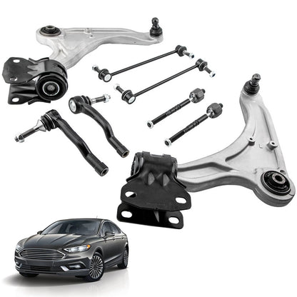 Set of 8 Front Lower Control Arms w/Ball Joints for Ford Fusion (2013–2020)