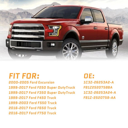 Set of 2 Lower Door Weather Strip Seals for Ford F250 F350 (1999–2016)