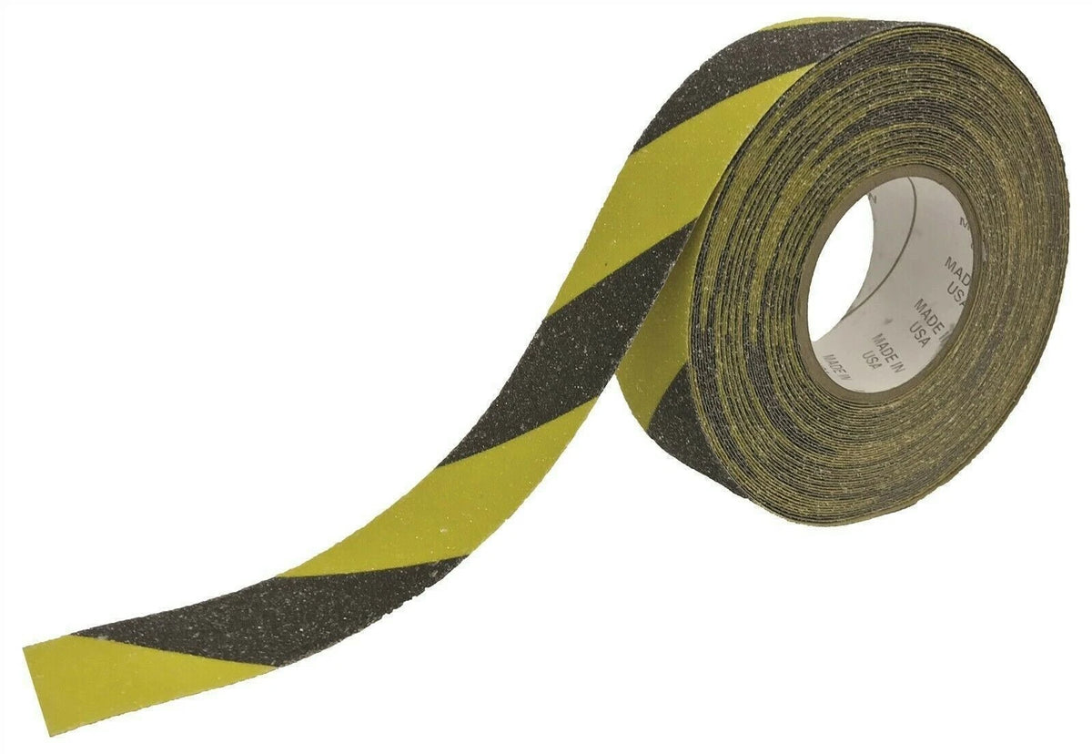 Anti-Slip Grip Tape 4" x 60' Black & Yellow for Universal Use (USA)