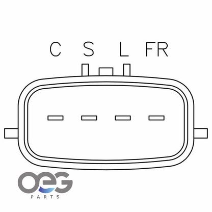 Voltage Regulator for Eagle Talon L4 2.0L (1995–1998) A866X28572 2857226A