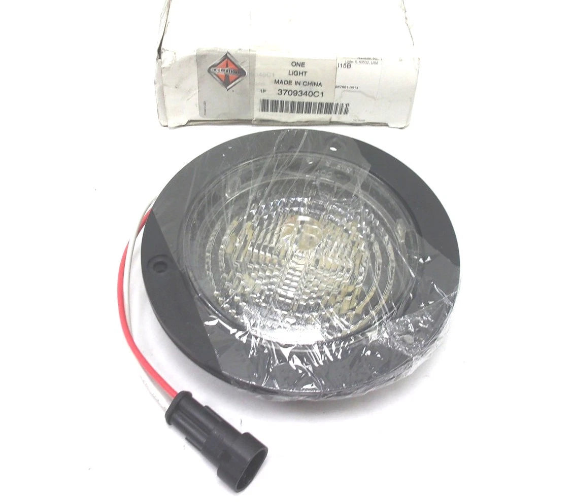 4" Clear Round LED Backup Stop Turn Tail Light for International