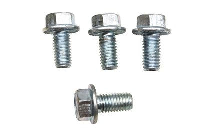 Set of 4 Hex Cap Serrated Flanged Bolts 3/4" x 1/2-13 x 1" Grade 5