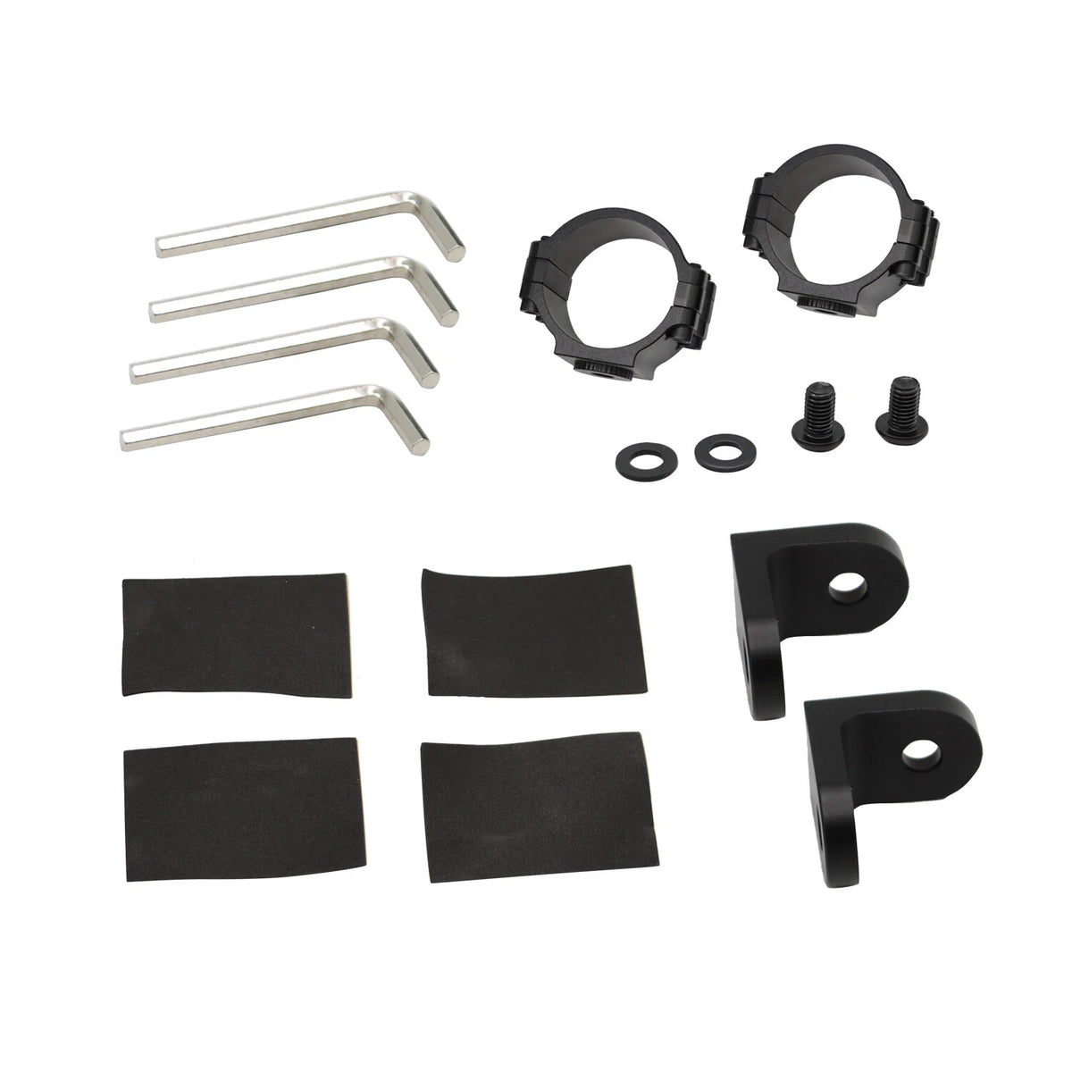 Mount Bracket for UTV ATV (1.75" to 2" Rollbar) LED Whip Light Flag Bar
