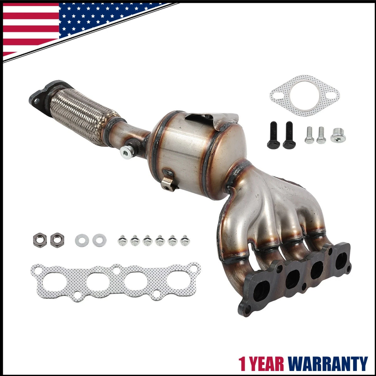 Catalytic Converter for Ford Fiesta L4, Ikon 1.6L (2011–2019)