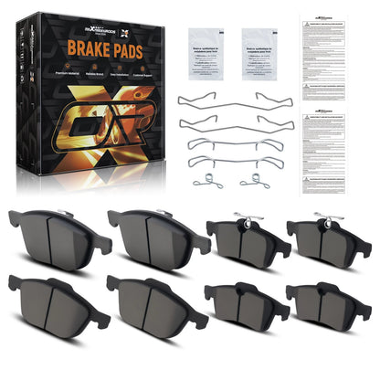 8pcs Ceramic Brake Pads Kit for Volvo C30 C70 S40 V50 (2004–2013) D1095