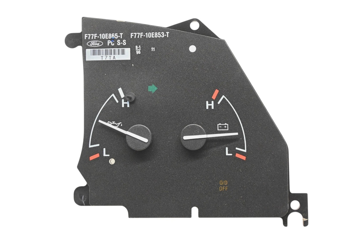 Oil Pressure/Voltage Gauge Panel for Ford (F77F-10E865-T, F77F-10E853-T)