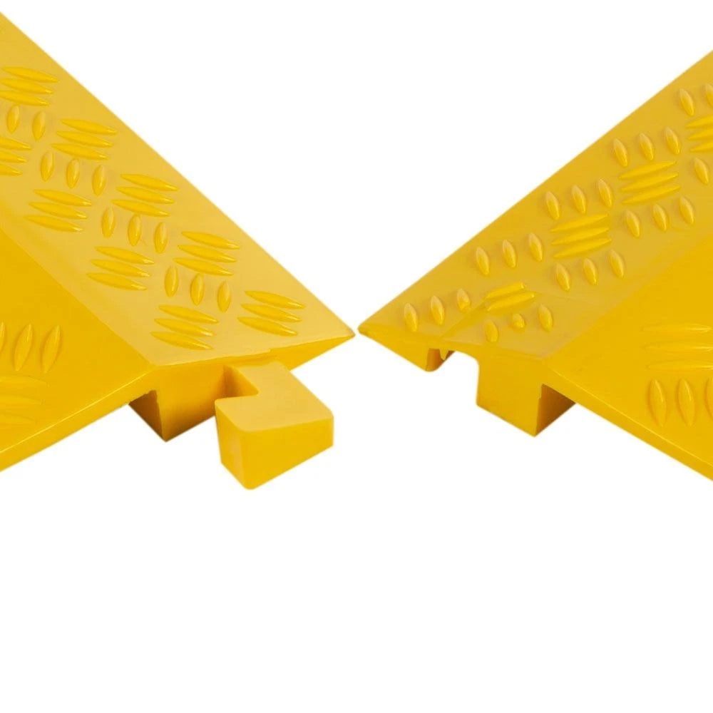 1-Channel Drop Over Cable Ramp Protector for Wire Cords (2,000 lb)