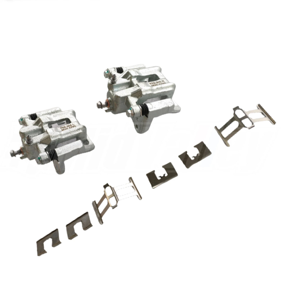 Rear Brake Calipers w/Bracket Pair for Acura TL CL Honda Element (2004–2008) 19B2589 19P2589