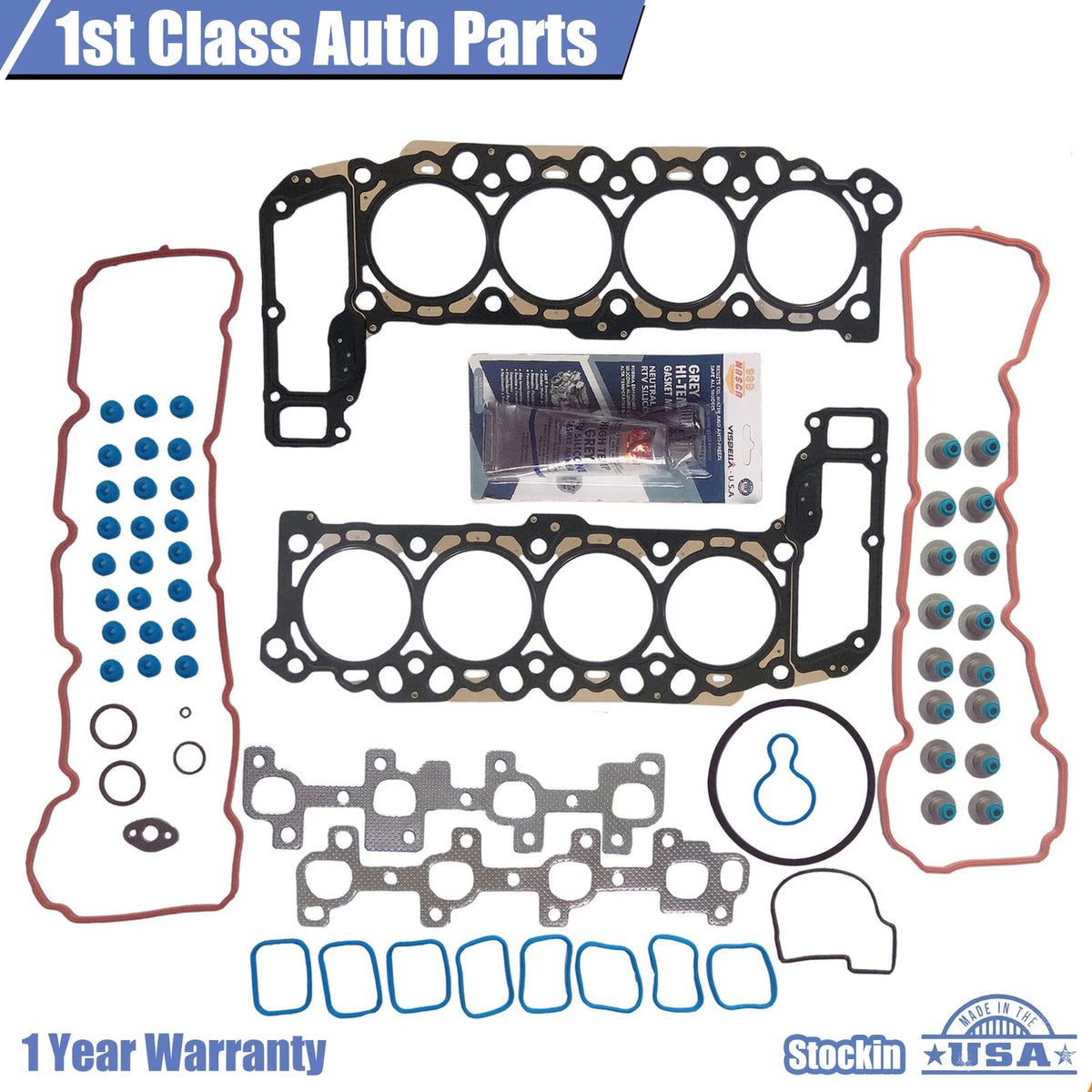 MLS Head Gasket Set for Dodge Jeep Chrysler Aspen 4.7L V8 (2007–2009)