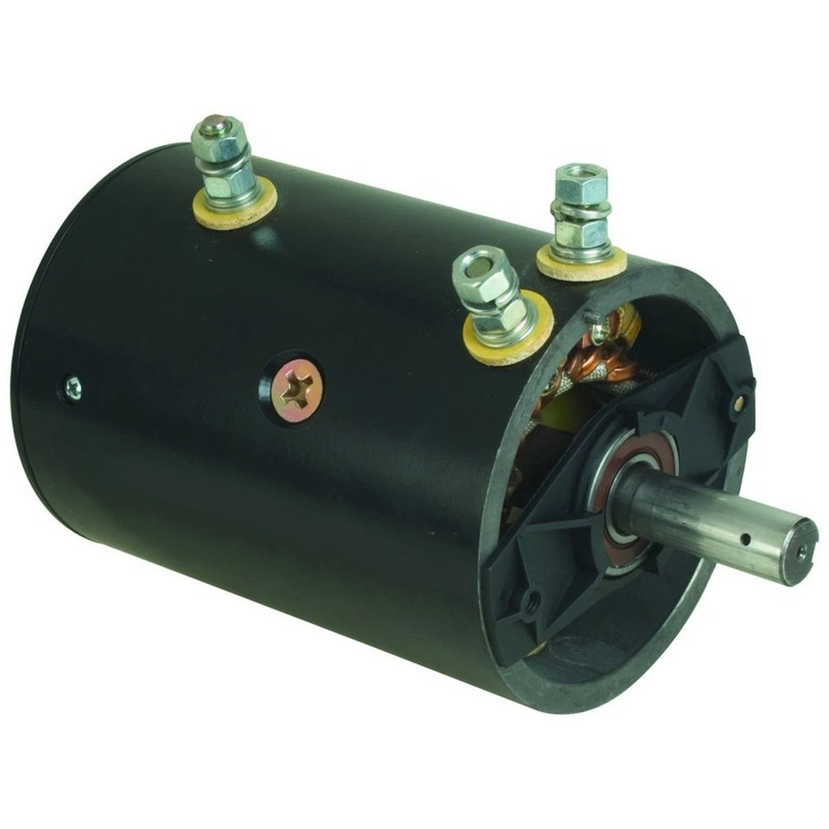Reversible Winch Motor for Warn 3-Terminal Slotted Shaft (430-20017, MBJ4401, M3600)
