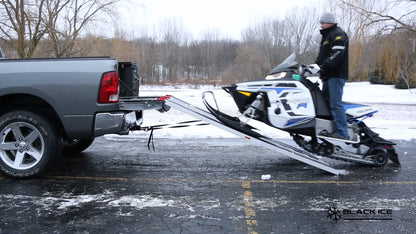 Folding Snowmobile Ramp Extension for Black Ice SNO-9454-HDXW (7' 10" x 54")