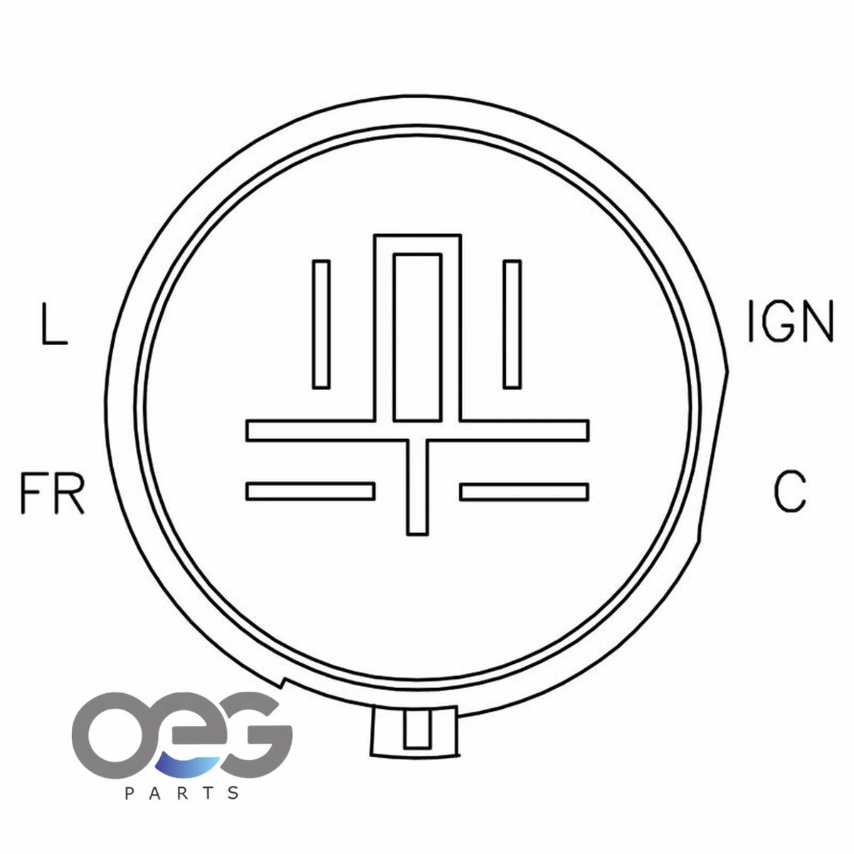 Voltage Regulator for Honda Civic del Sol L4 1.6L (1993–1995) 04314-P08-014