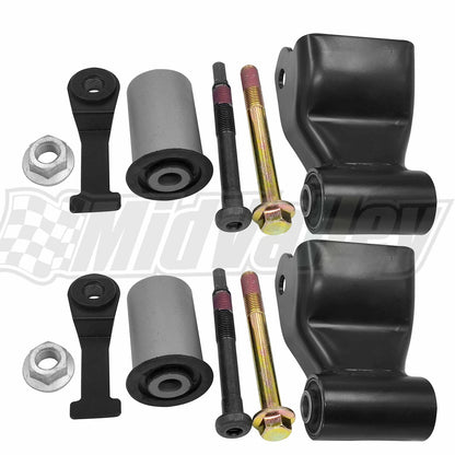 2X Rear Leaf Spring Shackle for Dodge Ram 2500 3500 1500 (2003–2010)