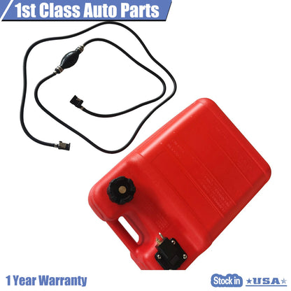 6.3 Gallon Portable Marine Fuel Tank with Connector for Outboard Motors